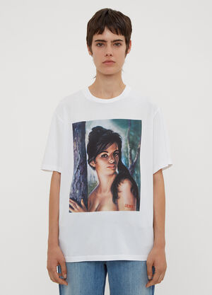Stella McCartney Lisa Rose T-Shirt White stm0234014