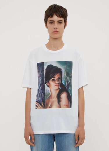 Lisa Rose T-Shirt Stella McCartney Lisa Rose T-Shirt White stm0234014