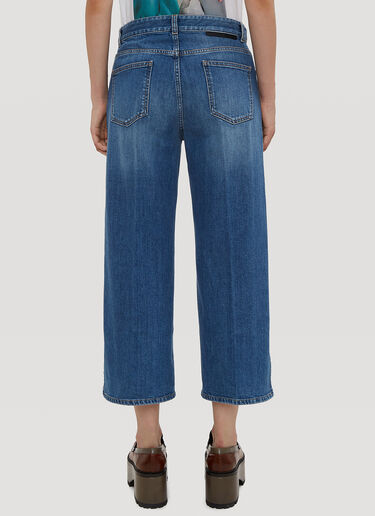 Cropped Panel Jeans Stella McCartney Cropped Panel Jeans Blue stm0234016