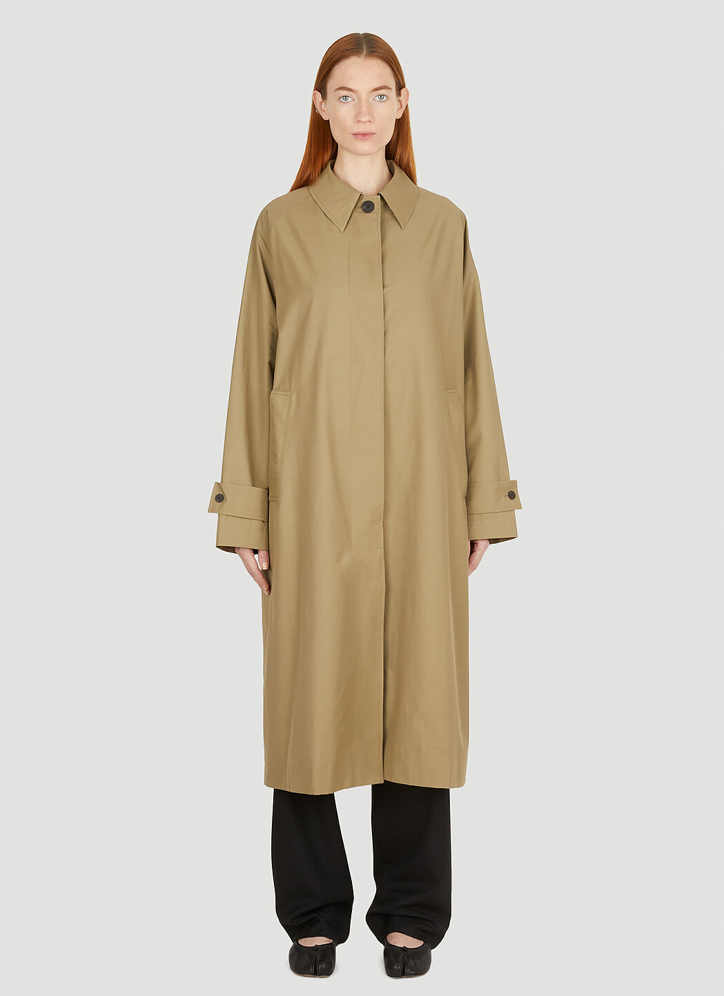 【STUDIO NICHOLSON MAC DELUM COAT】 size:M STUDIO NICHOLSON (スタジオニコルソン) BONDED POWDER COTTON