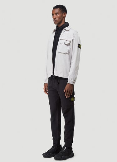 Zip-Up Shirt Jacket Stone Island Zip-Up Shirt Jacket Grey sto0142026