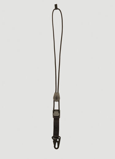 Lanyard Keychain Stone Island Lanyard Keychain Black sto0142079