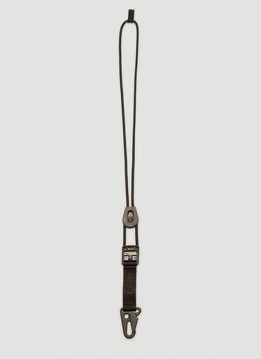 Stone Island Lanyard Keychain Black sto0142079
