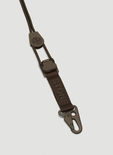 Lanyard Keychain Stone Island Lanyard Keychain Black sto0142079