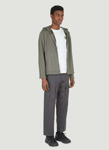 Logo-Patch Hooded Sweatshirt Stone Island Logo-Patch Hooded Sweatshirt Brown sto0147014