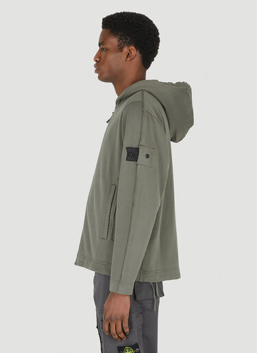 Logo-Patch Hooded Sweatshirt Stone Island Logo-Patch Hooded Sweatshirt Brown sto0147014