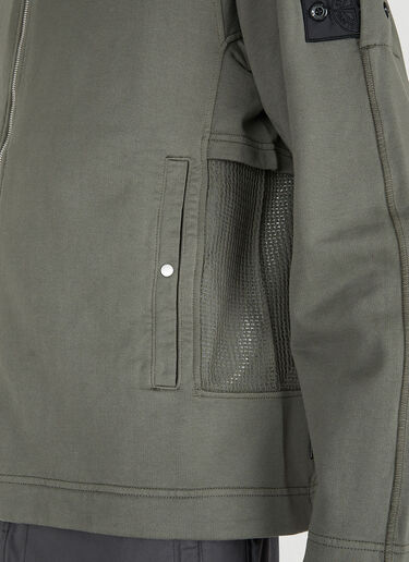 Logo-Patch Hooded Sweatshirt Stone Island Logo-Patch Hooded Sweatshirt Brown sto0147014