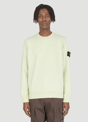 Stone Island Compass Patch Sweatshirt Green sto0148059
