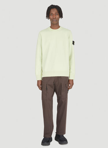 Compass Patch Sweatshirt Stone Island Compass Patch Sweatshirt Green sto0148059