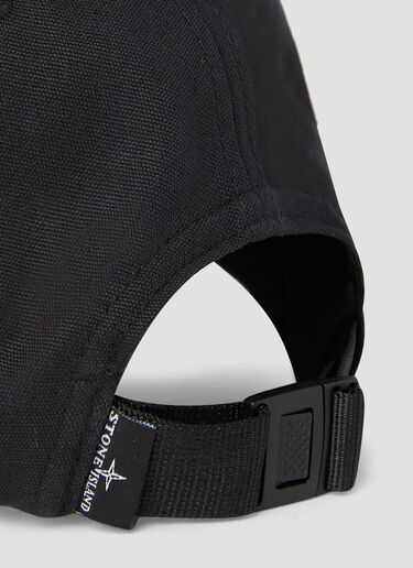 로고 패치 베이스볼 캡 Stone Island 로고 패치 베이스볼 캡 블랙 sto0152094