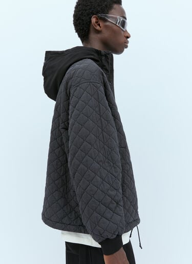绗缝连帽夹克 Stone Island 绗缝连帽夹克 灰色 sto0154032