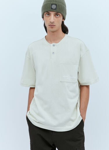 로고 패치 티셔츠 Stone Island 로고 패치 티셔츠 베이지 sto0154036