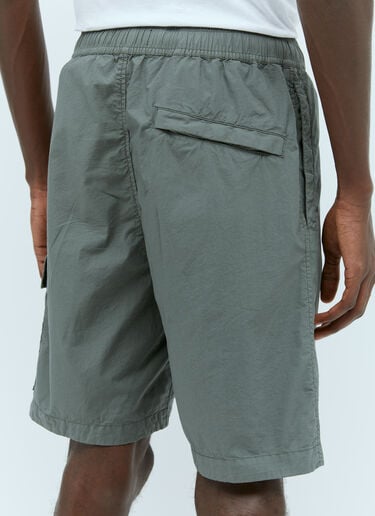 로고 패치 버뮤다 쇼츠 Stone Island 로고 패치 버뮤다 쇼츠 그린 sto0156055