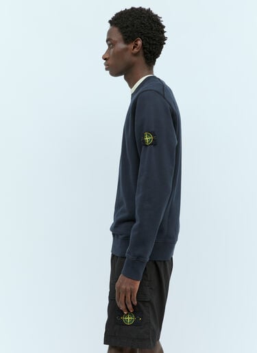 徽标贴饰运动衫 Stone Island 徽标贴饰运动衫 藏蓝色 sto0156068