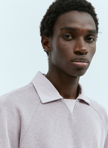 Spread Collar Knit Sweater Stone Island Spread Collar Knit Sweater Pink sto0156073