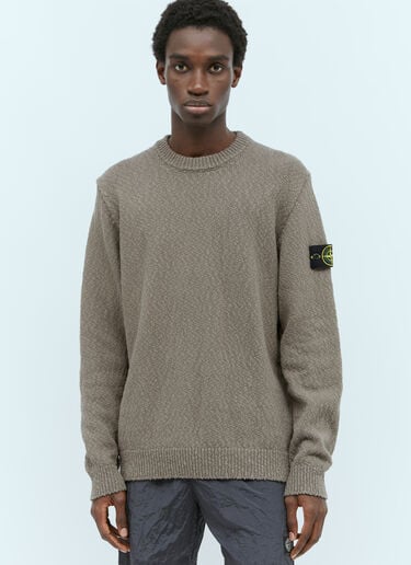 텍스처드 니트 스웨터 Stone Island 텍스처드 니트 스웨터 그레이 sto0156084