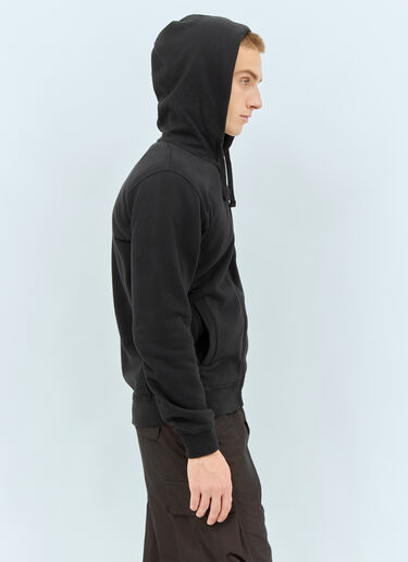 Logo Patch Zip-Up Sweatshirt Stone Island Logo Patch Zip-Up Sweatshirt Black sto0158049