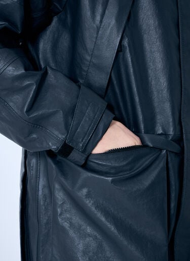 Leather Organza Hooded Jacket Stone Island Leather Organza Hooded Jacket Black sto0160001