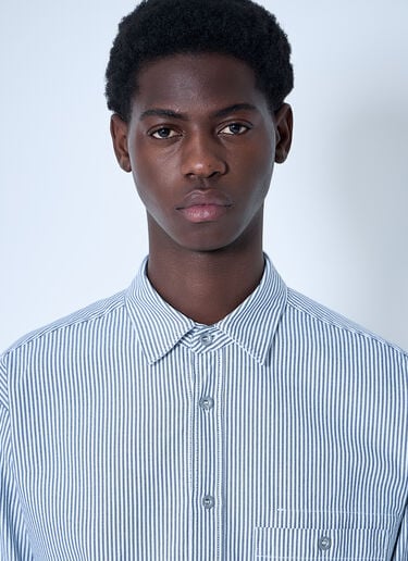 Marina Striped Shirt Stone Island Marina Striped Shirt Blue sto0160002