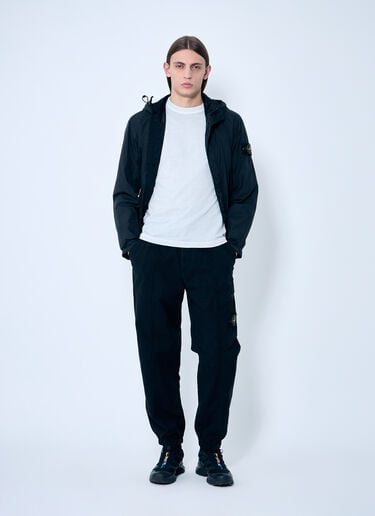 Stone Island 罗盘贴饰工装裤  黑色 sto0160020