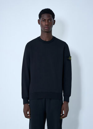 Stone Island Logo Patch Sweatshirt Black sto0162004