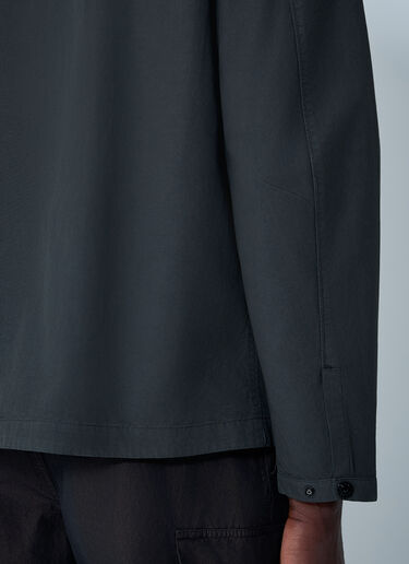 Logo Patch Shirt Stone Island Logo Patch Shirt Dark Grey sto0162007