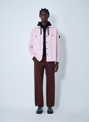 Compass Patch Shirt Stone Island Compass Patch Shirt Pink sto0162008
