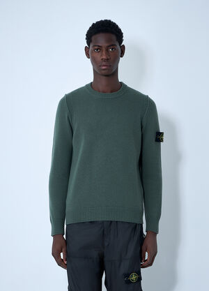 Stone Island Wool-Blend Sweater Green sto0162027
