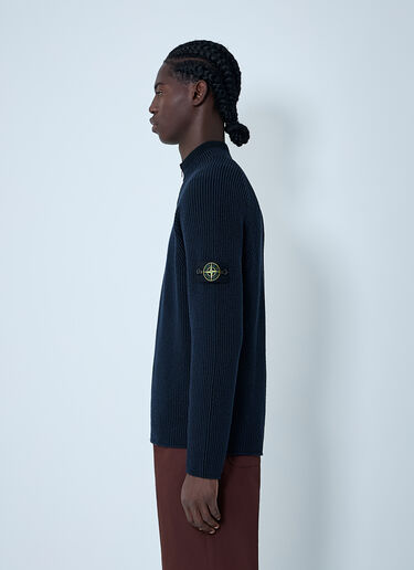 Stone Island Compass Patch Polo Shirt Navy sto0162033
