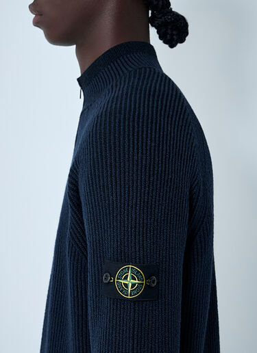 Stone Island Compass Patch Polo Shirt Navy sto0162033