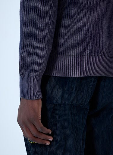 Zip-Up Rib Cardigan Stone Island Zip-Up Rib Cardigan Purple sto0162040