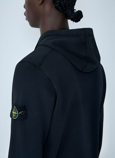 Compass Patch Hooded Sweatshirt Stone Island Compass Patch Hooded Sweatshirt Black sto0162049