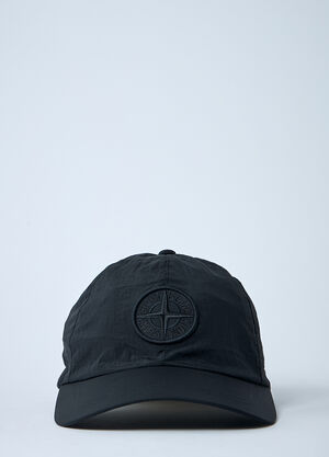 Stone Island 徽标图案棒球帽 黑色 sto0162050