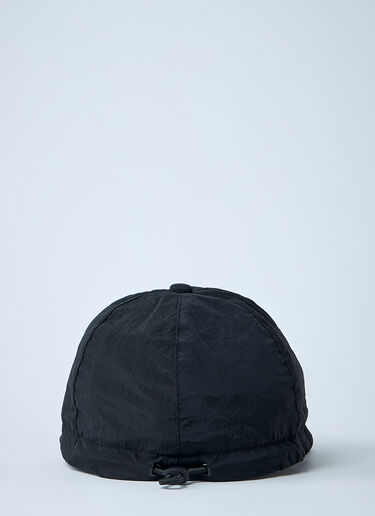 Stone Island Logo Motif Baseball Cap Black sto0162050