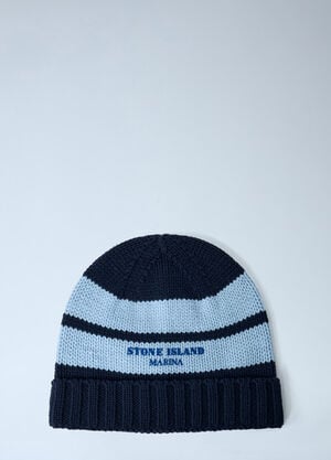 Stone Island Marina Beanie Hat Navy sto0162058