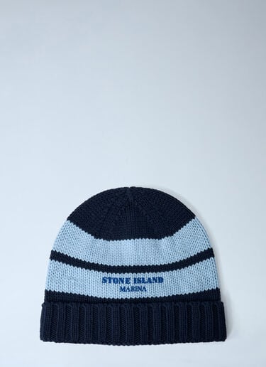 Marina Beanie Hat Stone Island Marina Beanie Hat Navy sto0162058