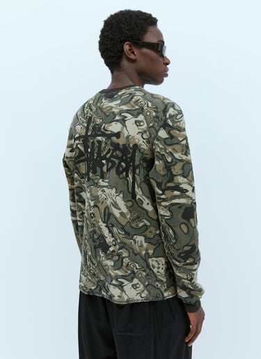 베이식 스톡 서멀 스웨터 Stüssy 베이식 스톡 서멀 스웨터 카키 sts0151008