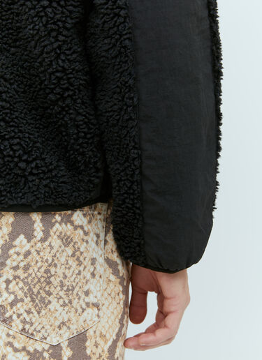 Stüssy Sherpa Paneled Hooded Jacket Black sts0153001