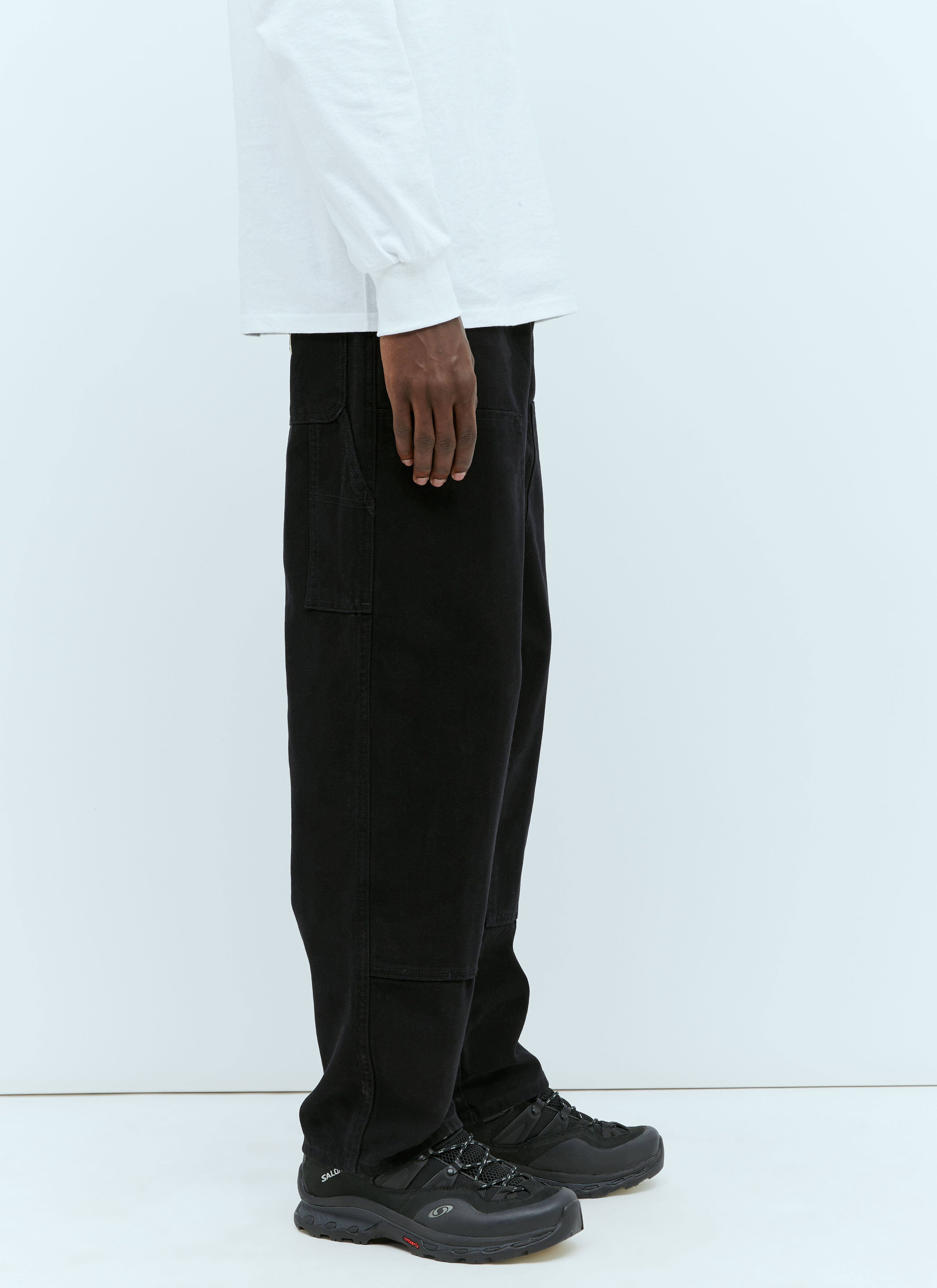 Stüssy Men's' Canvas Work Pants in Black | LN-CC®