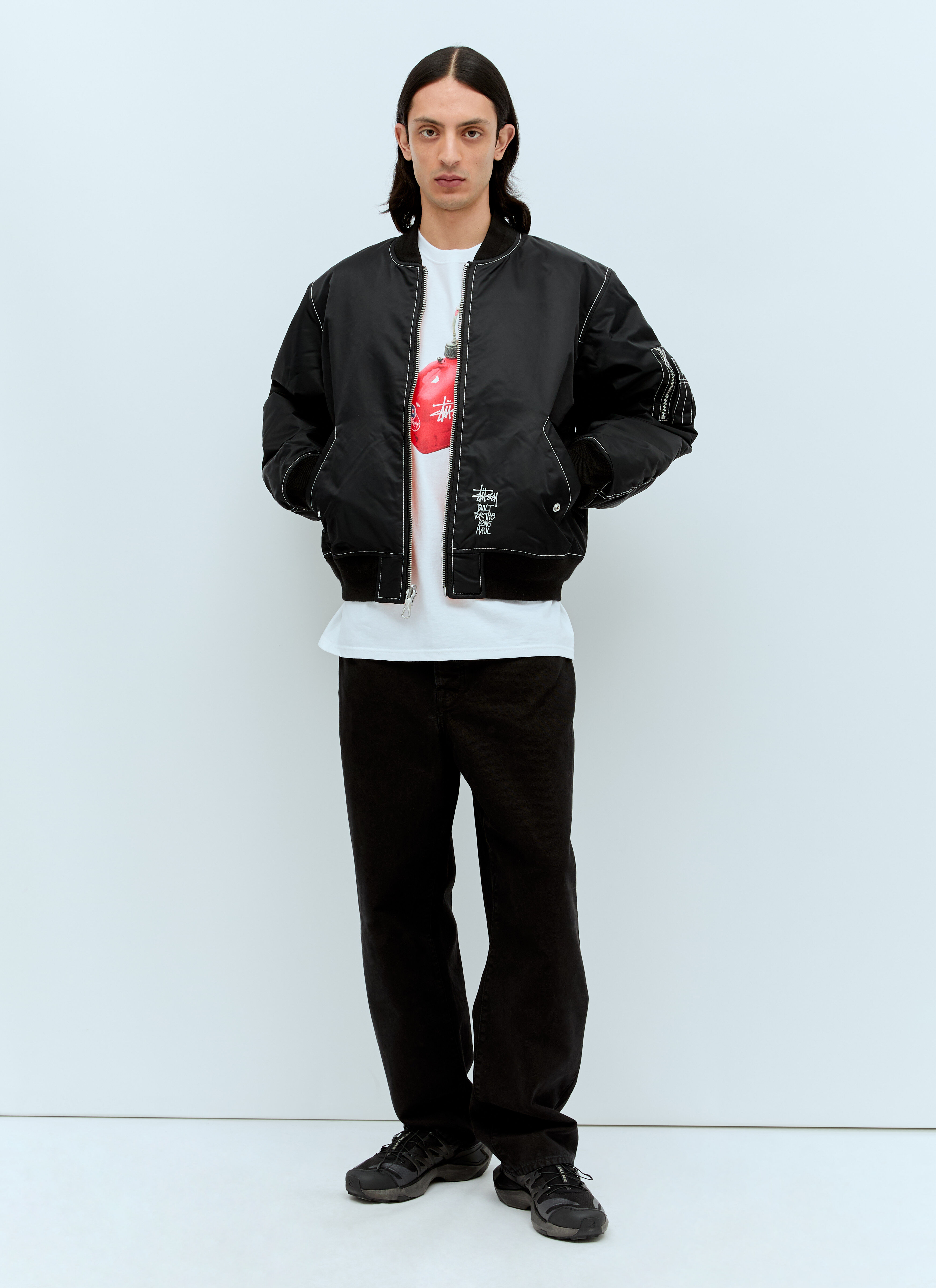 Stussy Built Bomber Jacket Black Sサイズ 新作アイテム'* Stussy Built Bomber Jacket (STUSSY/ジャケット
