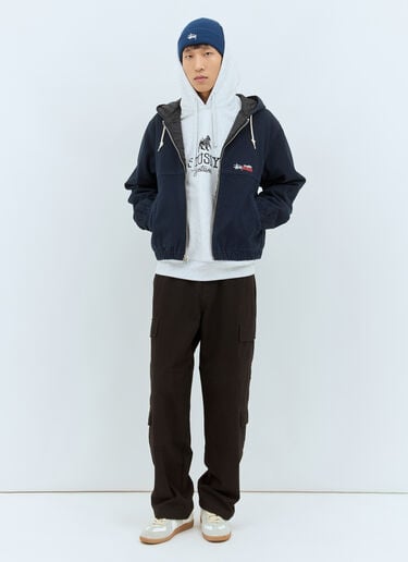 连帽工装夹克 Stüssy 连帽工装夹克 藏蓝色 sts0158006