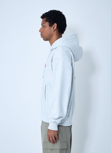 Logo Motif Zip-Up Sweatshirt Stüssy Logo Motif Zip-Up Sweatshirt Grey sts0161004