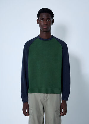 Stüssy Colour-Block Sweater Green sts0161006