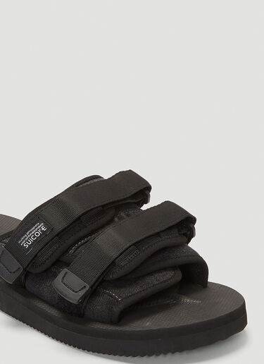 10.10 Vintage Denim Moto Slides Suicoke 10.10 Vintage Denim Moto Slides Black sui0310001