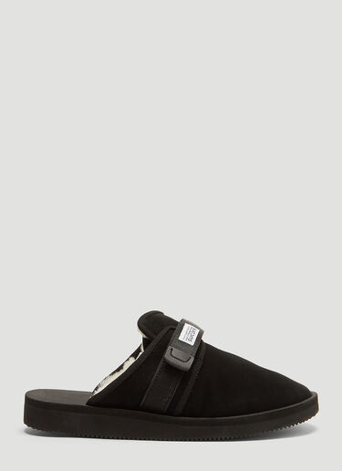 Zavo Mab Suede Sandals Suicoke Zavo Mab Suede Sandals Black sui0346014