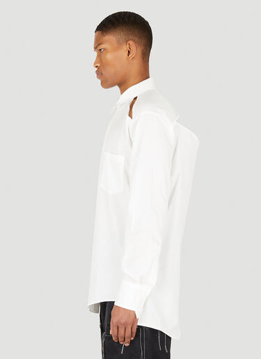 Slash Shoulder Shirt Sulvam Slash Shoulder Shirt White sul0148001