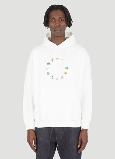 Souvenir x Viron 후드 스웻셔츠 화이트 svn0146001