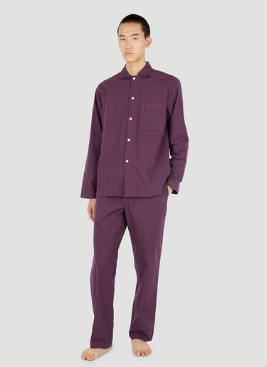 Classic Pyjama Shirt Tekla Classic Pyjama Shirt Purple tek0350016