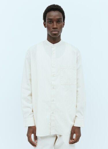 x Birkenstock Band Collar Shirt Tekla x Birkenstock Band Collar Shirt Cream tek0355006