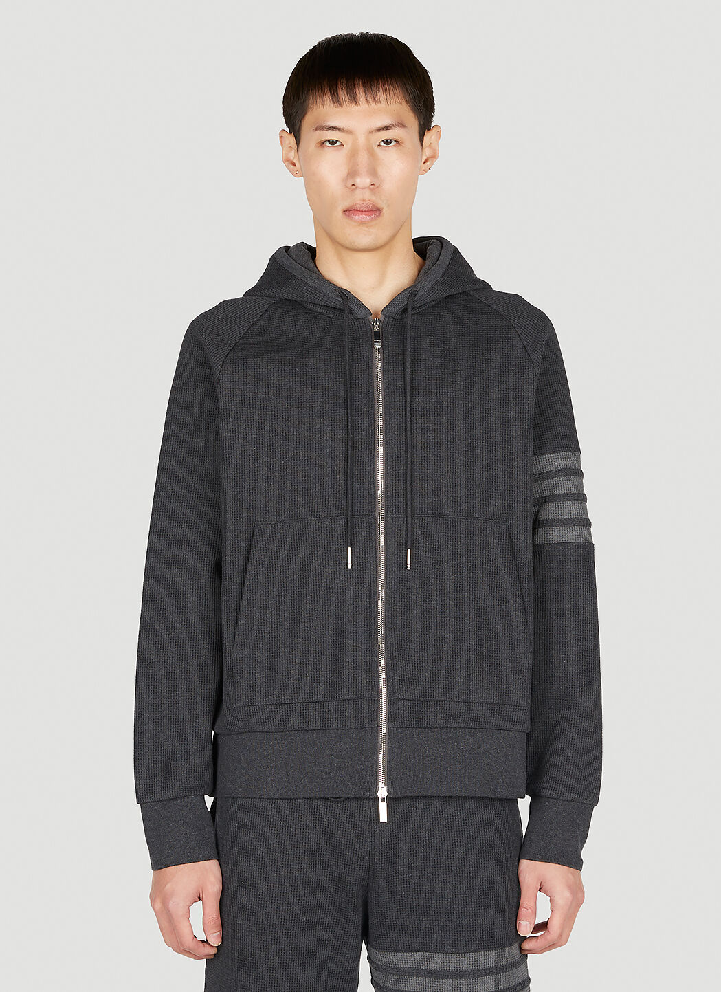 Thom Browne Raglan Sleeve Hooded Sweatshirt| LN-CC